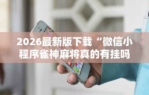 今日重大通报“微乐麻将外挂软件助手”(外卦神器下载)