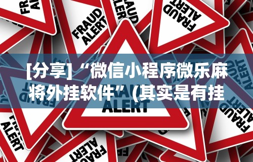 [分享]“微信小程序微乐麻将外挂软件	”(其实是有挂)