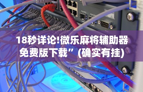 18秒详论!微乐麻将辅助器免费版下载”(确实有挂)