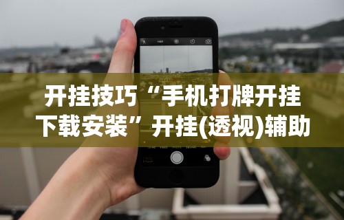 开挂技巧“手机打牌开挂下载安装	”开挂(透视)辅助神器
