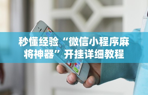 秒懂经验“微信小程序麻将神器”开挂详细教程