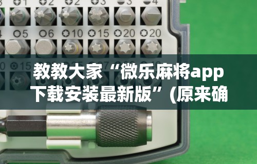 辅助最新信息“手机上打麻将必胜软件包头能玩吗”开挂辅助脚本+详细开挂安装教程