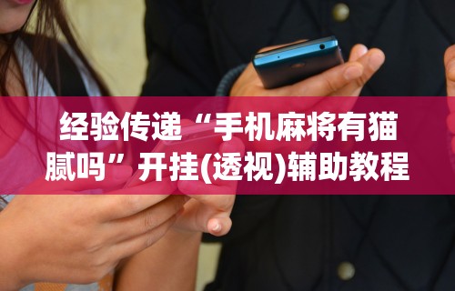 经验传递“手机麻将有猫腻吗”开挂(透视)辅助教程