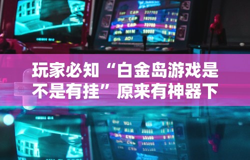 玩家必知“白金岛游戏是不是有挂”原来有神器下载！