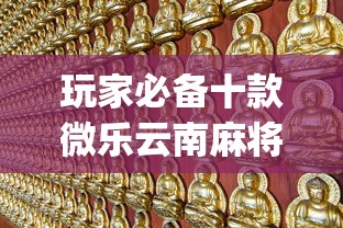 玩家必备十款微乐云南麻将为什么一直输”(详细开挂教程)